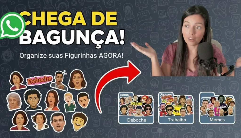Como Organizar Figurinhas do WhatsApp: O Guia Definitivo para Achar Tudo em 3 Segundos!