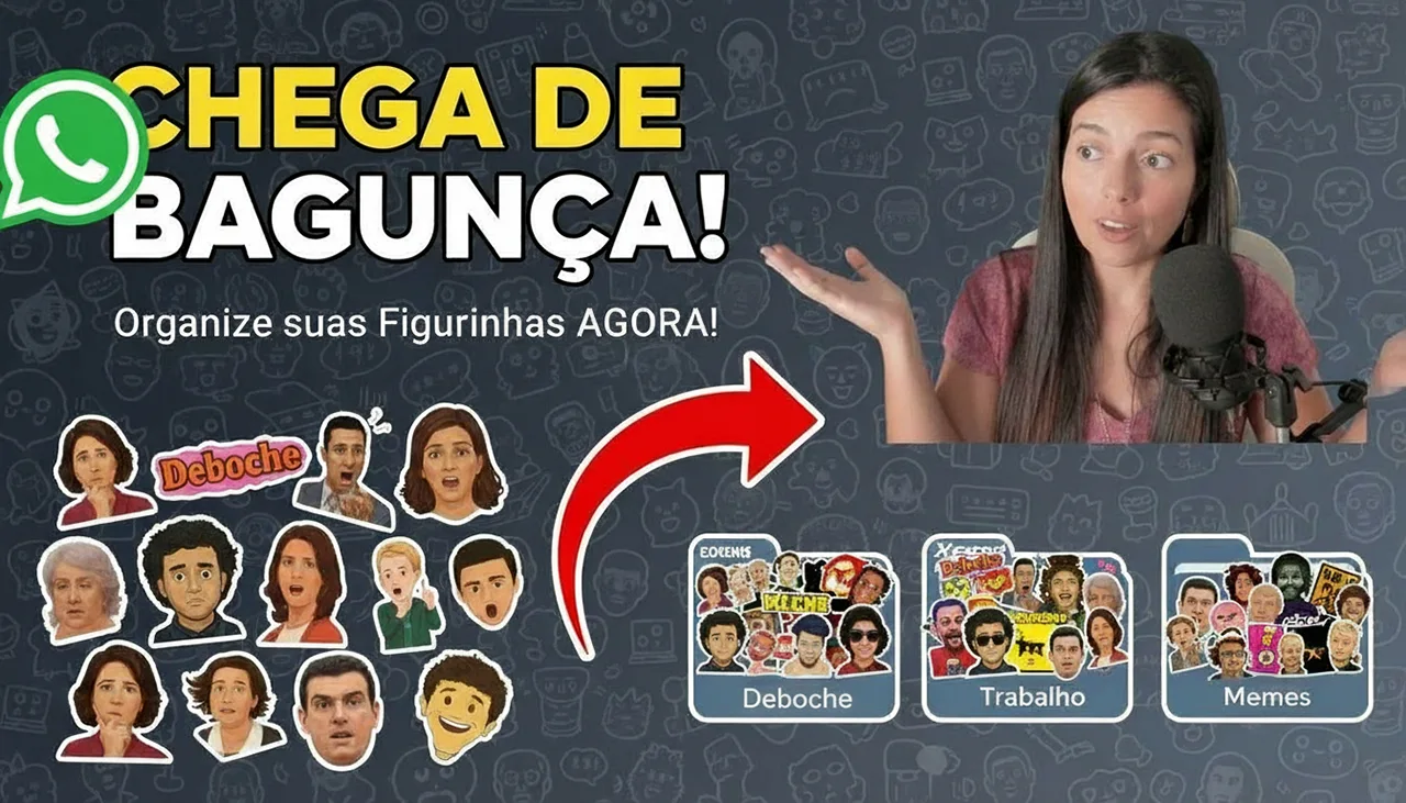 Como organizar as figurinhas do Whatsapp